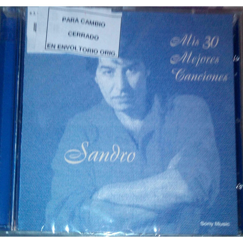 Cd Sandro Mis 30 Mejores Canciones Sellado Open Music Sy