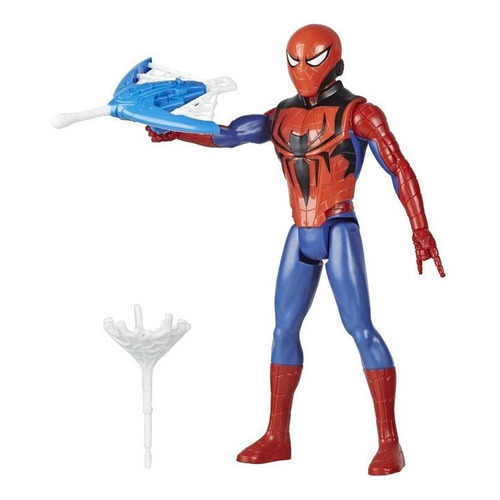 Spiderman Articulado Con Lanzador Marvel Hasbro