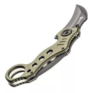 Canivete Karambit Shark Green Invictus Tático Defesa Pessoal Cor Verde