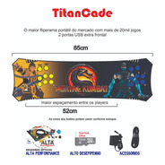Fliperama Portátil Titan Cade 85cm, Sensor - Mortal Kombat