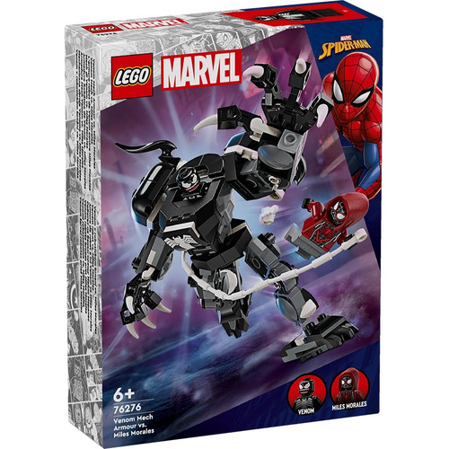 Lego 76276 Marvel Armadura Robótica De Venom Vs. Miles Cantidad de piezas 134