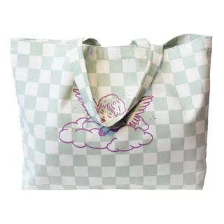 Tote Bag Con Estampa Angel