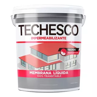 Membrana Liquida Techesco 20 Kilos Colores Transitable Color Blanco