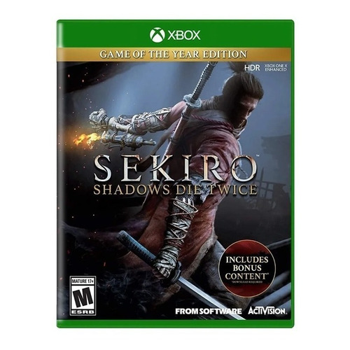 Sekiro: Shadows Die Twice  Game of the Year Edition Activision Xbox One Físico