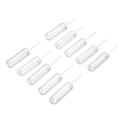 Paquete 20 Pipetas De Plástico Cortas Para Gastronomía 4 Ml