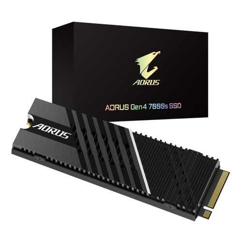 Disco sólido interno Gigabyte Aorus Gen 4 GP-AG70S1TB 1TB negro