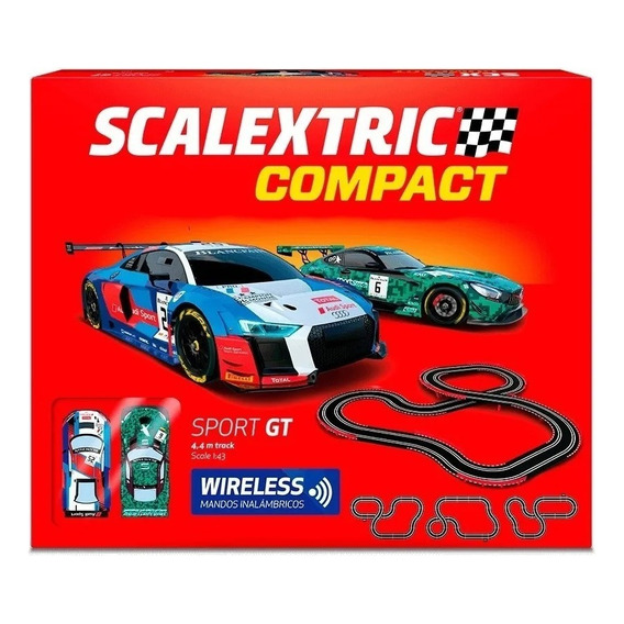 Autopista Eléctrica Scalextric Sport Gt Escala 1:43 Personaje Multicolor