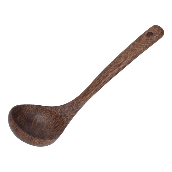 Cuchara De Madera, Utensilio De Cocina De Wengué, Redondo, C