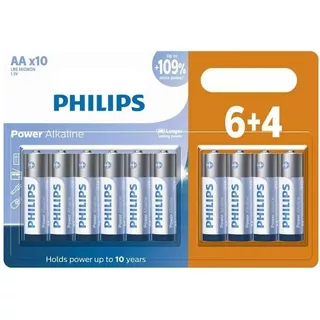 Pilha Alcalina Pequena Aa Philips Comum 2a Pague 6 E Leve 10