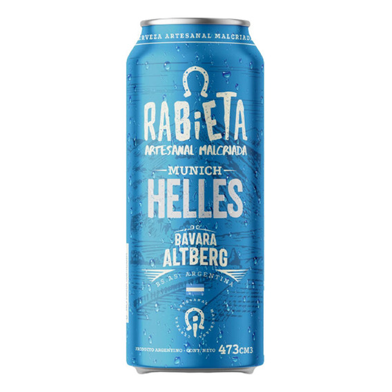 Cerveza Artesanal Helles Munich Rabieta 473 Ml