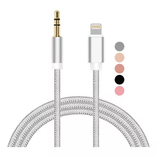 Cable Auxiliar De Audio Para iPhone Lightning A Jack 3.5mm