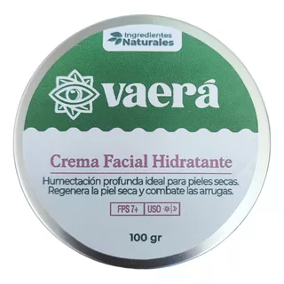 Crema Facial Hidratante 100 G, Piel Seca Madura, Humectacion