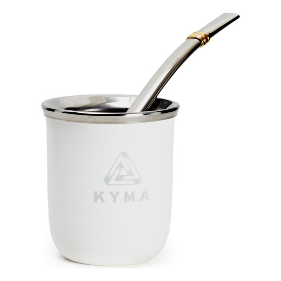 Mate Acero Inoxidable Kyma - Térmico C/bombilla - Colores