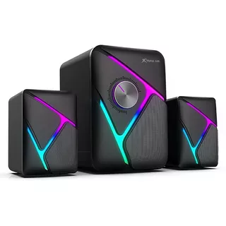 Parlante Gamer Xtrike Me 2.1 Sk-610 Rgb Pc Musica Juego Css®