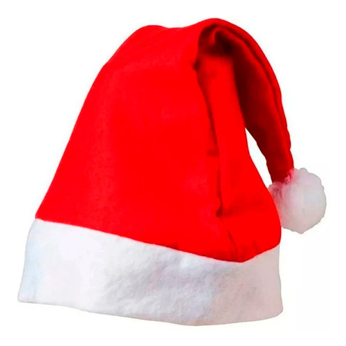 36 Gorros De Santa Sombrero Gorra Navidad Posadas Diciembre Color Rojo
