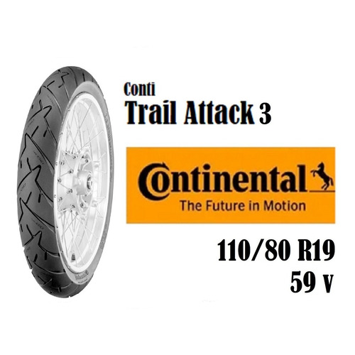 Continental 110/80r19 59v Trail Attack 3 Rider One Tires