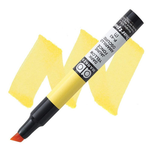 Marcador Plumon Chartpak Ad Marcadores Color A Escoger Color Dark Yellow P43