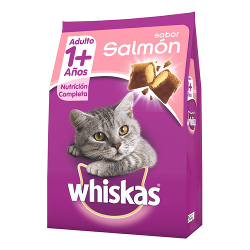 Alimento Whiskas Adultos Whiskas Gatos s para gato adulto todos los tamaños sabor salmón en bolsa de 10kg