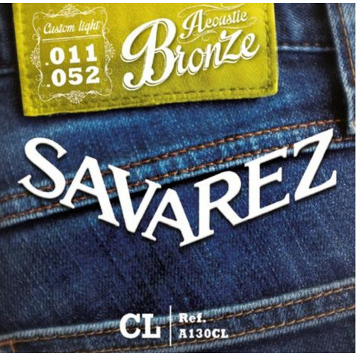 Encordado Guitarra Acustica Bronce Savarez 011 52 A130cl