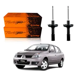  Par Amortecedor Dianteiro Clio Sedan 1.0 2000 A 2011