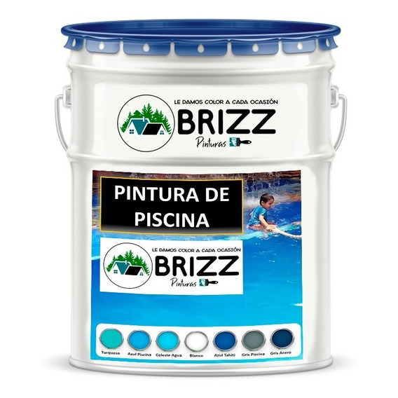 Pintura para piscina Brizz PISCINA azul piscina