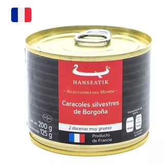 Escargots (caracol) Lata De 2 Docenas Francia 200g Hanseatik