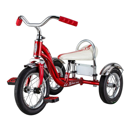 Triciclo De Acero Schwinn Roadster Retro Color Rojo