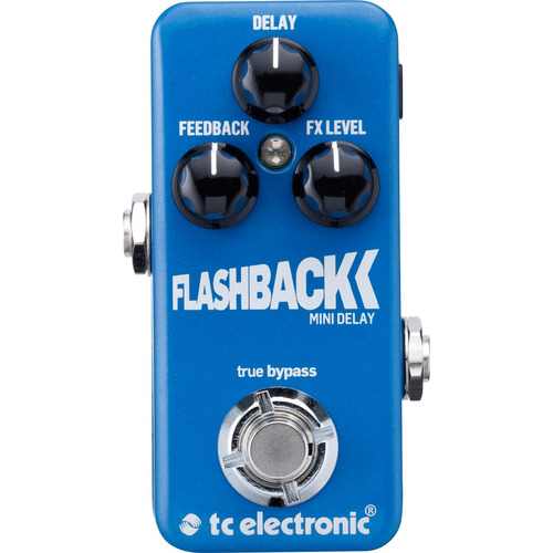 Pedal tc Electronic Flashback Mini Delay Ultracompacto Color Azul
