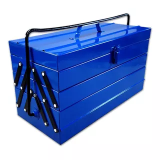 Caja De Herramientas Efm Metalúrgica N°8 De Metal 204mm X 450mm X 243mm Azul