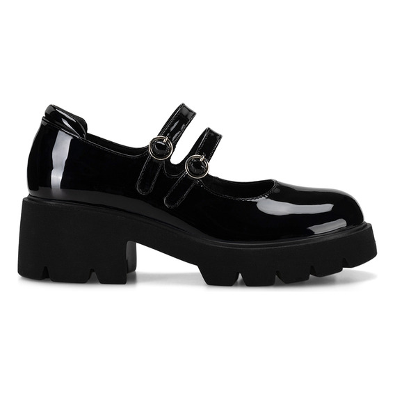Zapato Taco Negro Casual Yl57 Weide