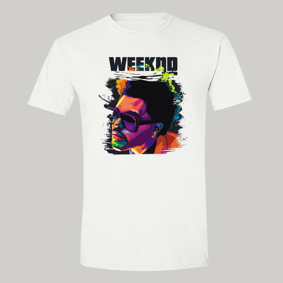 Playera Hombre The Weeknd Pop Art Cantante 000151b