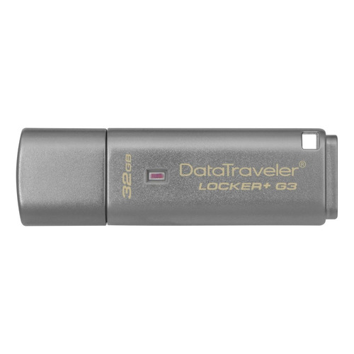 Pendrive Kingston DataTraveler Locker+ G3 DTLPG3 32GB 3.0 plateado