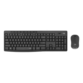 Kit Teclado E Mouse Sem Fio Mk295 Layout Preto Logitech