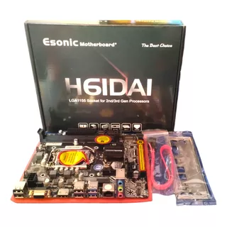 Tarjeta Madre H61 Esonic Socket Intel 1155 Lga Ddr3 Hdmi M.2