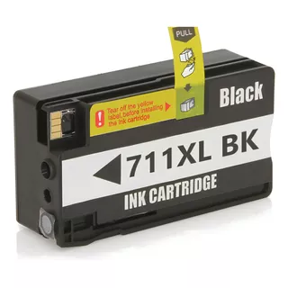 Cartucho Para Hp T125 711xl - Cz133ab Black Compatível