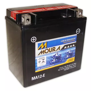 Bateria Quadriciclo Fourtrax 350, 420, 450 Moura Ma12-e 