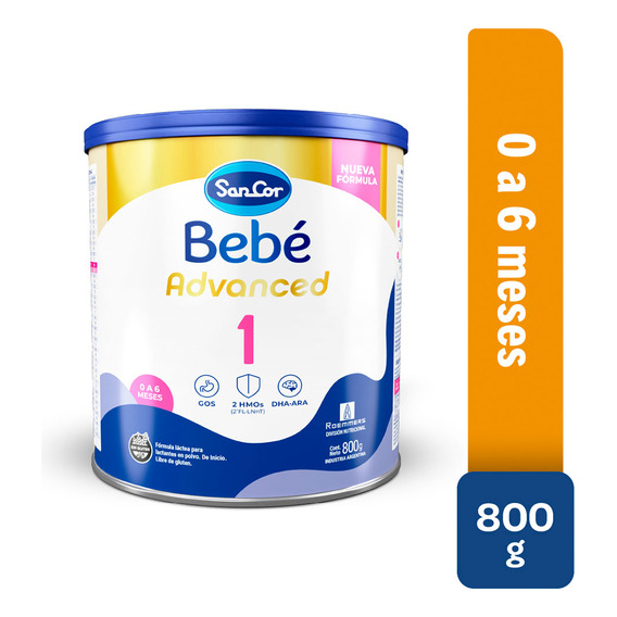 Sancor Bebe Advanced Formula Infantil Etapa 1 X 800gr