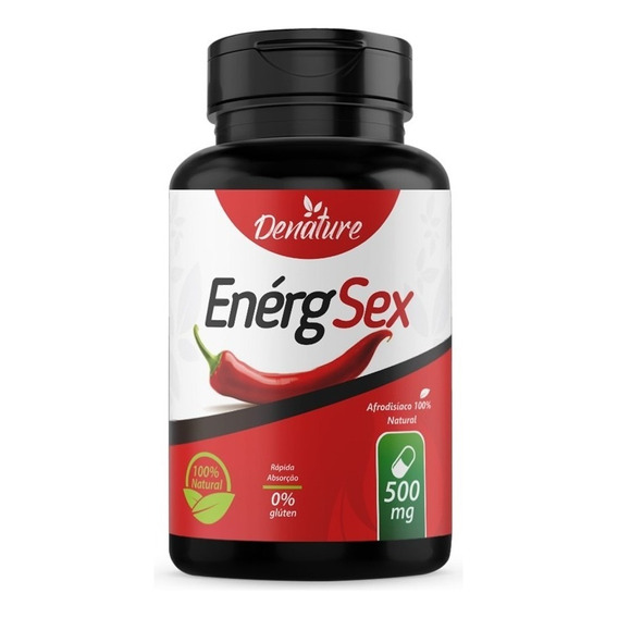 Suplemento en cápsulas de sabor natural Encapsulated Energy Sex de Desature en 200 g, 100 en bote