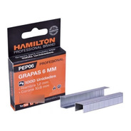 Grapas Para Engrapadora 6mm Caja X 1000u. Hamilton Pep06