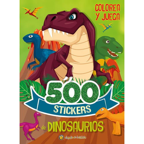 Libro 500 Stickers Dinosaurios