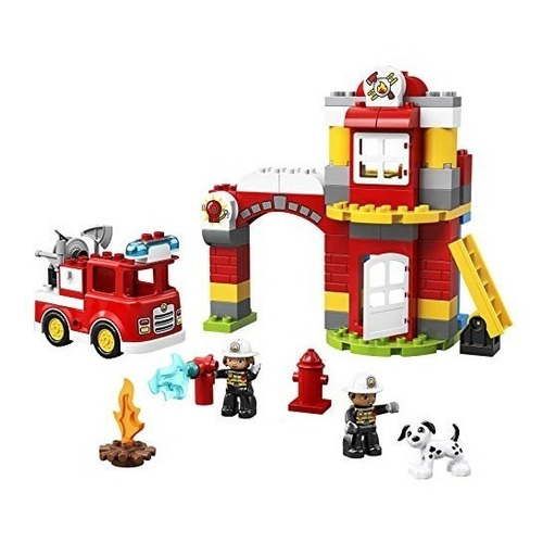 Set de construcción Lego Duplo Fire station 76 piezas  en  caja