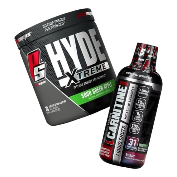 Hyde Xtreme Green Apple + L Carnitina 3000 - Prosupps