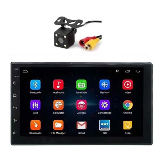 Radio Android 10.1  Gps Bluetooth Wifi 7 + Camara Retroceso