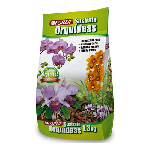 Sustrato Abono Para Orquideas Grueso X 1.3 Kg