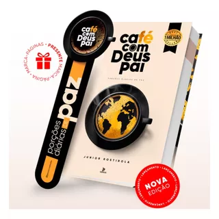 Livro Café Com Deus Pai | Porções Diárias De Paz 2024 Junior Rostirola Original