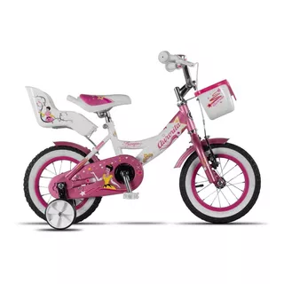 Bicicleta  Nena Aurorita Rodado 12 Princesa  Timbre Regalo C