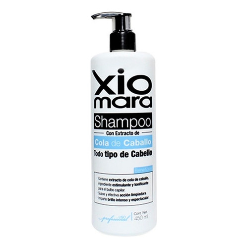 Shampoo Cola Caballo Crecimiento Acelerado Xiomara 450 Ml