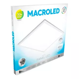 Panel Led Embutir O Aplicar 60x60 48w Luz Calida Macroled