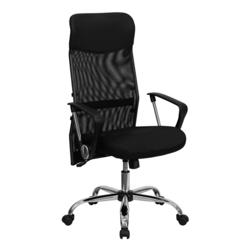 Silla de escritorio Morshop S2 gamer ergonómica  negra con tapizado de mesh