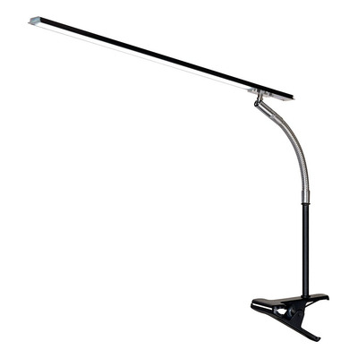 Lampara Escritorio Fenix Led Tactil Dimerizable Pinza Negra